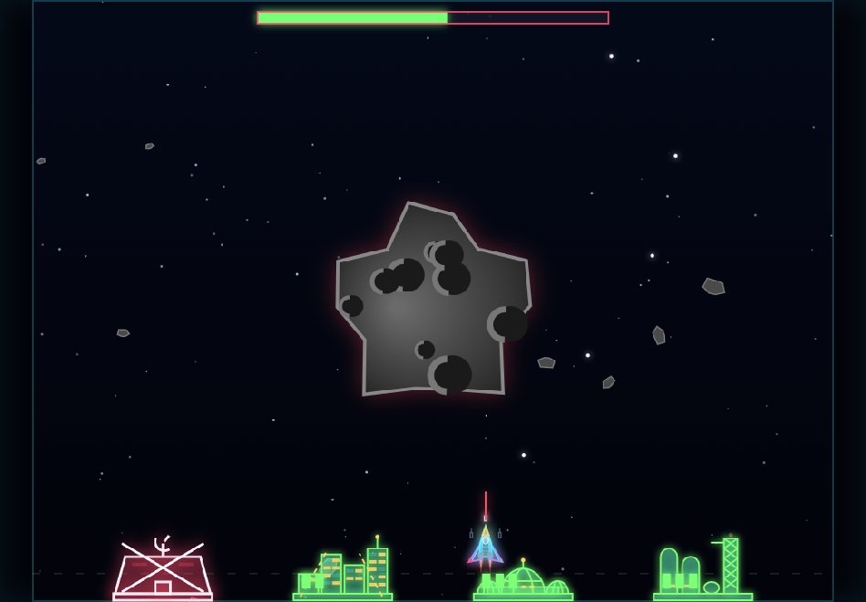 The PC version: the boss at the end of the wave