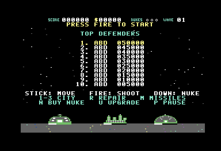 The top 10, saved to the disk