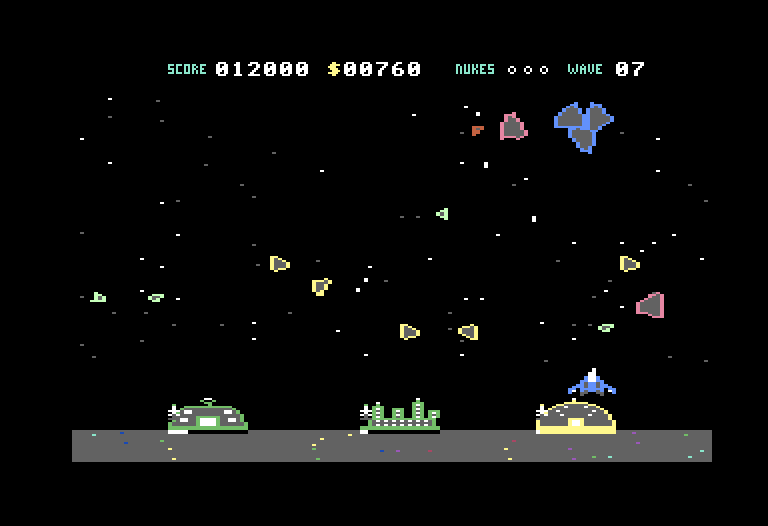 Wave 7: a giant coming down, and a sky full of pieces