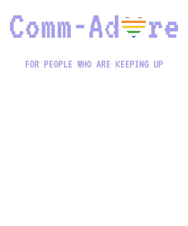 The Comm-Adore logo