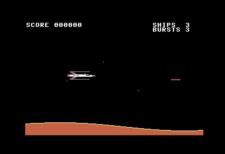 The Starhawk over the desert