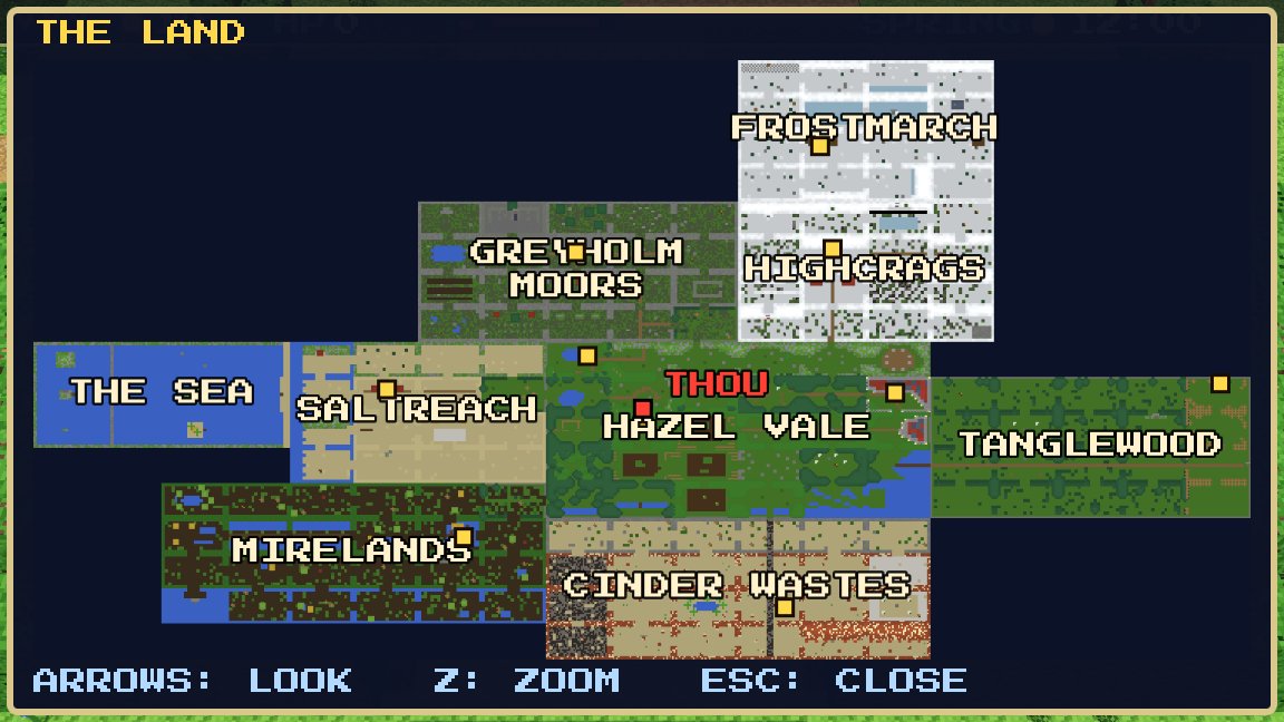 Z on the map: the whole land
