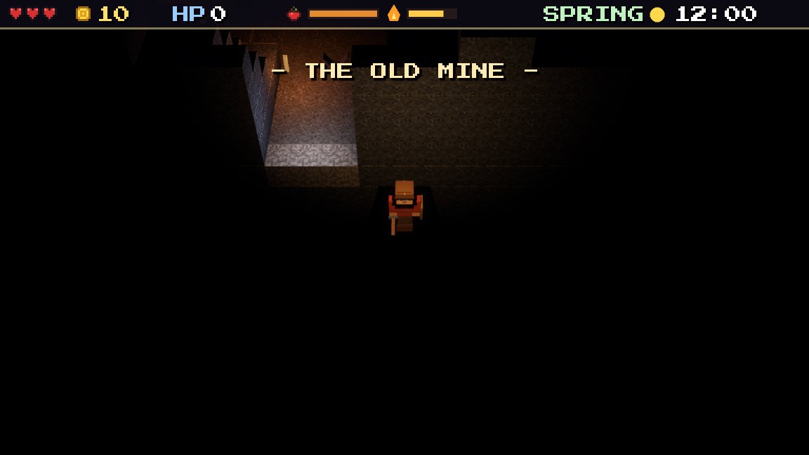 The Old Mine: dark, unless you carry a lamp