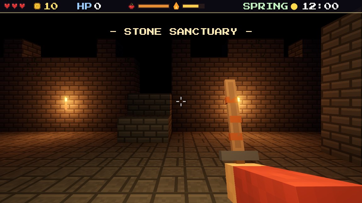 The Stone Sanctuary, through the hero's eyes
