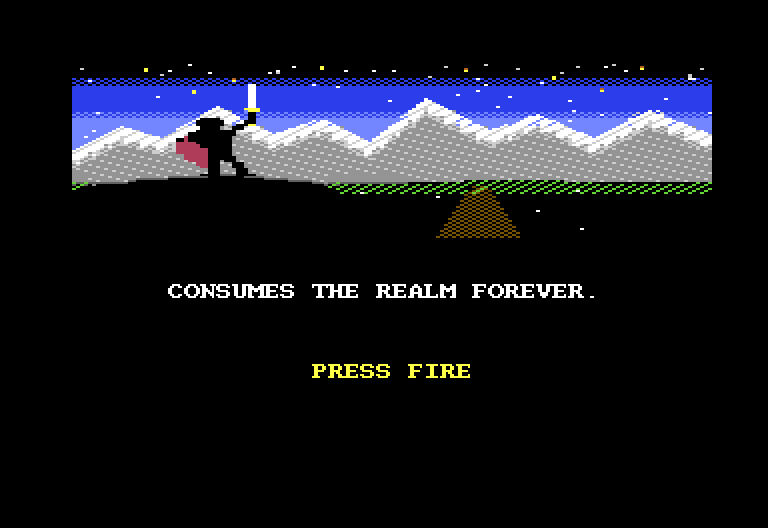 The prologue plays before you make your hero