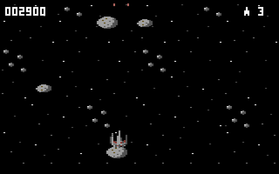 Space: the asteroid field