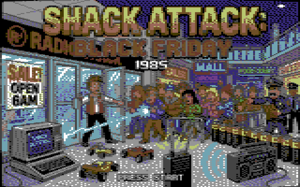 The title page for the Commodore 64 version